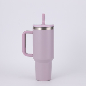 Gobelet personnalisé 40 oz en acier inoxydable Hydro Vacuum Taveler carafe isolée en métal tasse de voyage Temos Camping en plein air tasse à café poignée - Product Image 6