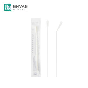 Hisopos para la garganta, hisopos desechables con superficie flocada, envasados individualmente, para toma de muestras de saliva, hisopos para pruebas de ácido nucleico, disponibles al por mayor. - Product Image 2