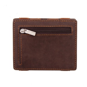 Cartera Mágica Delgada y Minimalista Boshiho, Estuche para Tarjetas de Cuero Genuino, Cartera Mágica Delgada de Cuero para Hombre y Mujer - Product Image 3