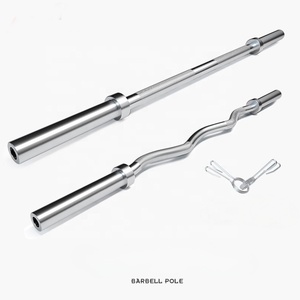 CZFIT ET0010 บาร์เหล็กแข่งขัน 20 กก. 7 ฟุต 1500 ปอนด์ สำหรับบาร์เบล ชุบโครเมียมแข็ง ลายกันลื่นแบบคู่ ออกแบบตามหลักสรีรศาสตร์ ไม่ลื่นง่าย เหมาะสำหรับคลับ - Product Image 3