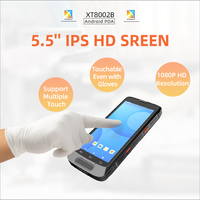 XTIOT OEM XT8002B Android 10 PDA Terminal móvil inteligente Código de barras Dispositivo de escáner de inventario de almacén para la cría de animales