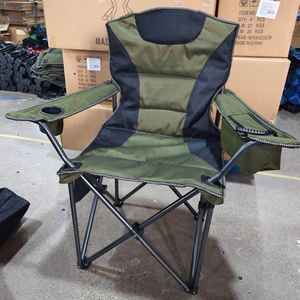 Chaise pliante d'extérieur portable avec sac de transport pour le camping, la pêche, la plage, les barbecues, les pique-niques et les fêtes - Product Image 1