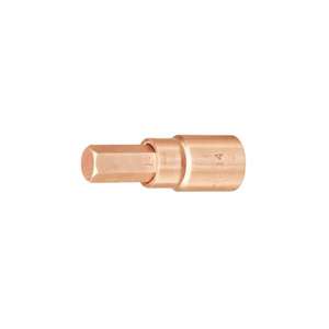 AMPCO - DP0064B Hexagonal bit <b>socket</b> 1/4'' Beryllium-Copper (Inches) NON-SPARKING <b>RATCHETS</b>, <b>SOCKETS</b> AND IMPACT <b>SOCKETS</b> - Product Image 1