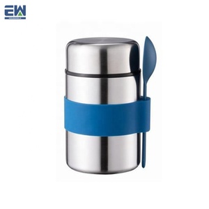 <span class=keywords><strong>vaso</strong></span> de precipitados con silicona cuchara/niño comida caliente sopa de doble pared de vacío térmico de la caja de Almuerzo - Product Image 3