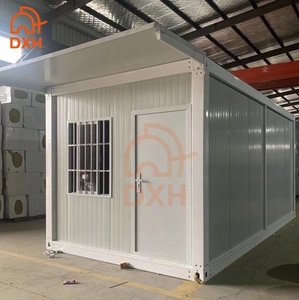 Entrepôt sur mesure lot plat de 20 pieds stockage atelier <span class=keywords><strong>appartement</strong></span> préfabriqué conteneur bureau pour bâtiment de chantier - Product Image 2