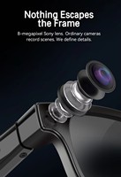 Lunettes Intelligentes de Traduction IA AIMB-G2 Pro avec Réponse aux Appels, Étanchéité IP67, Contrôle Tactile, Caméra HD 1080P et Design Sportif