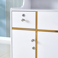 Comptoir de réception/caisse moderne et minimaliste de luxe léger, moulage intégré, comptoir commercial haut de gamme pour hôpitaux et centres commerciaux