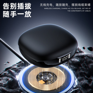 Auriculares S5 de Oreja Abierta con Cancelación de Ruido ENC para Llamadas, Carga Inalámbrica y Pantalla Digital de Batería - Product Image 3