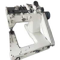 Machine à coudre industrielle domestique à grande vitesse, à trois aiguilles, point de chaînette, avec tête simple ou double uniquement, haute performance