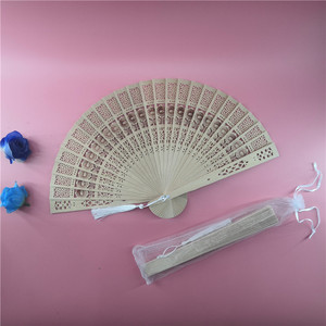 Pendente de Ventilador de Madeira Schima Superba Feito à Mão, Melhor Vendedor, Bolsa de Gaze para Casamento - Product Image 3