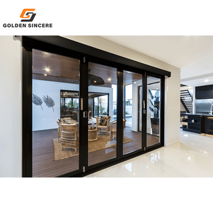 Puerta corredera plegable de 4 paneles GS para sistema plegable de aleación de aluminio para balcón - Product Image 3