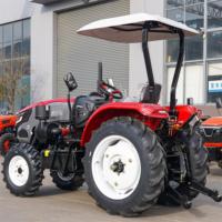 Tracteurs électriques compacts Agriculture Tracteurs 70hp d'occasion Machine agricole 4x4 diesel à quatre roues à vendre