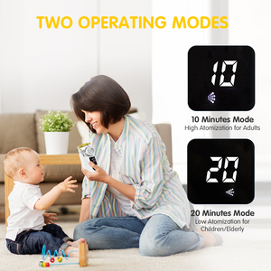 Nebulizzatore Portatile a Rete Ricaricabile Silenzioso Inalatore a Ultrasuoni per Viaggi Bambini Adulti <span class=keywords><strong>Asma</strong></span> Spruzzatore di Nebbia CE MDR - Product Image 3