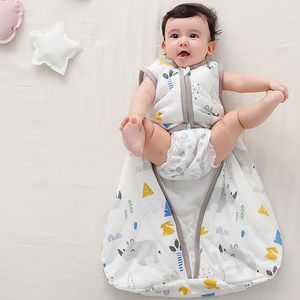 All'ingrosso primavera e autunno prodotti per neonati per bambini Anti-calcio trapunta in puro cotone imbottito gilet per bambini di classe un sacco A pelo per bambini - Product Image 5