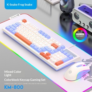 Ensemble <span class=keywords><strong>clavier</strong></span> et <span class=keywords><strong>souris</strong></span> de jeu filaire USB Viper KM800, 98 touches, 4000 DPI, rétroéclairé, <span class=keywords><strong>ergonomique</strong></span> pour ordinateur de bureau et ordinateur portable - Product Image 3