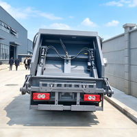 Camion à ordures compacteuse Foton Mini 3-5CBM 4x2 LHD/RHD, petit camion de collecte des déchets, fabricant Chine