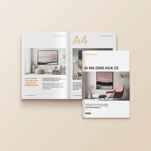 Album de brochures graphiques sur l'équitation en cuir verni, reliure parfaite, agrafé, papier rigide, impression numérique - Product Image 2