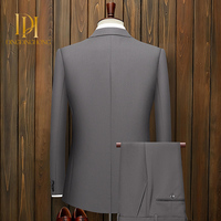 Jaket Blazer Pria Diskon Besar, Bahan Bernapas, Slim Fit, Satu Kancing, untuk Acara Bisnis, Pernikahan, dan Pesta