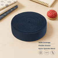 Vente en gros de ruban élastique en nylon et spandex de 3,5 cm pour la taille des pantalons, forte résistance, écologique, fabriqué en Europe
