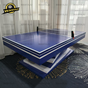 <span class=keywords><strong>Mesa</strong></span> de billar convertible de 8 pies personalizada de fábrica WANYAJU 2025 y <span class=keywords><strong>mesa</strong></span> de <span class=keywords><strong>ping</strong></span> <span class=keywords><strong>pong</strong></span> de tamaño mediano Pooltafel Eettafel de comedor para casa - Product Image 6