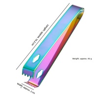 Pince à glace en acier inoxydable durable, design à dents épaissies, sans danger pour les aliments, écologique, compatible lave-vaisselle, robuste, logos personnalisés, haute qualité