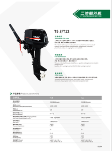 เครื่องยนต์เรือ 12 แรงม้า 2 จังหวะ นิยมใช้กันอย่างแพร่หลาย ราคาถูกกว่าแบรนด์ญี่ปุ่น - Product Image 6