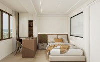 Armoire de rangement en bois, coiffeuse, placard, meuble de rangement modulaire personnalisé, ensemble de meubles de chambre à coucher de luxe en bois