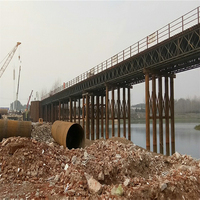 Estructura de Acero Completamente Ensamblada, Puente de Acero Usado, Puentes Metálicos Bailey en Venta