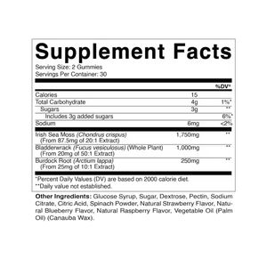 OEM/ODM GMP Certificate <b>Natural</b> <b>Sea</b> <b>Moss</b> Gummy Candy with Essential Minerals for All 2.2g 60 Gummies/Bottle 24 Months Shelf Life - Product Image 6