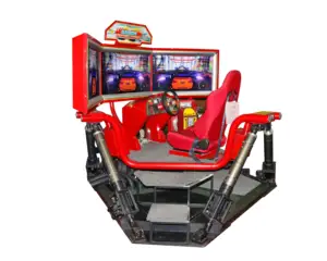 2023 vendita calda Video gioco elettrico esperienza di realtà virtuale simulatore di auto da corsa auto 3D 4D Racing macchina da gioco Arcade