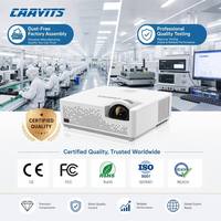Projecteurs laser intelligents DLP Vista CAAVITS 4000 5000 lm pour conférences, entreprises, éducation, résolution 1080p, système Android