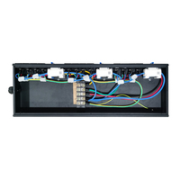 Disjoncteur PDU 12 voies personnalisé en métal noir 2P 80A pour armoires informatiques et équipements de distribution d'énergie