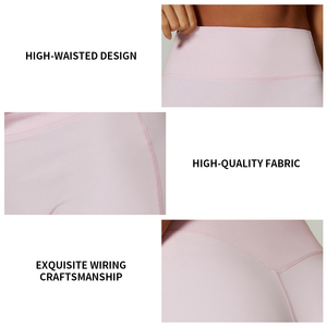 Leggings Sportivi Oner di Alta Qualità, a Vita Alta, Gamba Dritta, Tinta Unita, per Palestra, Allenamento, Yoga, Pantaloni Sportivi da Donna a Gamba Larga - Product Image 4