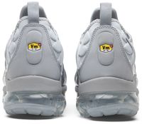 Chaussures de course unisexes Air for Plus Wolf Grey, tige synthétique, semelle intermédiaire en mesh, semelle extérieure en caoutchouc TPU