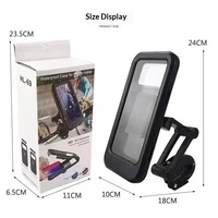 Support de téléphone portable flexible pour vélo, étanche, en ABS, support de téléphone fermé, coque rigide pour guidon, étui de téléphone étanche pour vélo