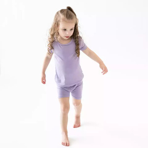 Été Toddler Enfants Garçons Filles Garçon Pyjama Coréen Costume Vêtements de nuit Bambou Homewear <span class=keywords><strong>Jogging</strong></span> Vêtements Bébé Pyjama <span class=keywords><strong>Ensemble</strong></span> - Product Image 3