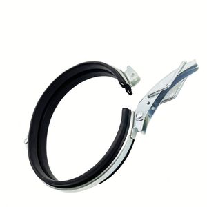 Collier de serrage en acier galvanisé de haute qualité à 2 trous de type U avec revêtement en caoutchouc pour conduites électriques - Product Image 1