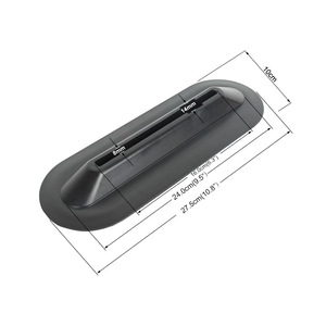 Grande <span class=keywords><strong>planche</strong></span> <span class=keywords><strong>de</strong></span> <span class=keywords><strong>surf</strong></span> <span class=keywords><strong>de</strong></span> 8 pouces <span class=keywords><strong>avec</strong></span> <span class=keywords><strong>aileron</strong></span> <span class=keywords><strong>de</strong></span> queue fendu en PVC et vis à main Accessoires <span class=keywords><strong>de</strong></span> jeu d'eau pour les surfeurs intermédiaires - Product Image 2