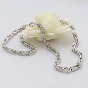 Paston Hiphop Ketting Ketting 925 Zilver Trendy Ketting Dagelijkse Kleding Cadeau Voor Mannen En Vrouwen Zonder Stenen Ketting - Product Image 6