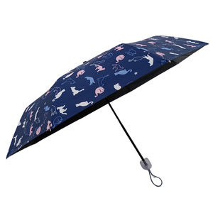 <span class=keywords><strong>Parapluie</strong></span> pour les besoins quotidiens, ouverture manuelle, pliable en 3 sections, avec impression personnalisée sur toute la surface - Product Image 1