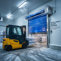 Промышленные изолированные скоростные ворота на заказ (OEM/ODM) для холодильных складов – все элементы индивидуализируются