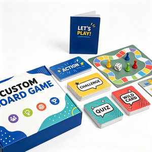 Vente d'usine, jeu de société personnalisé OEM, taille, couleur et matériau personnalisables, jeu de table en carton pour enfants, fêtes et réunions de famille - Product Image 6