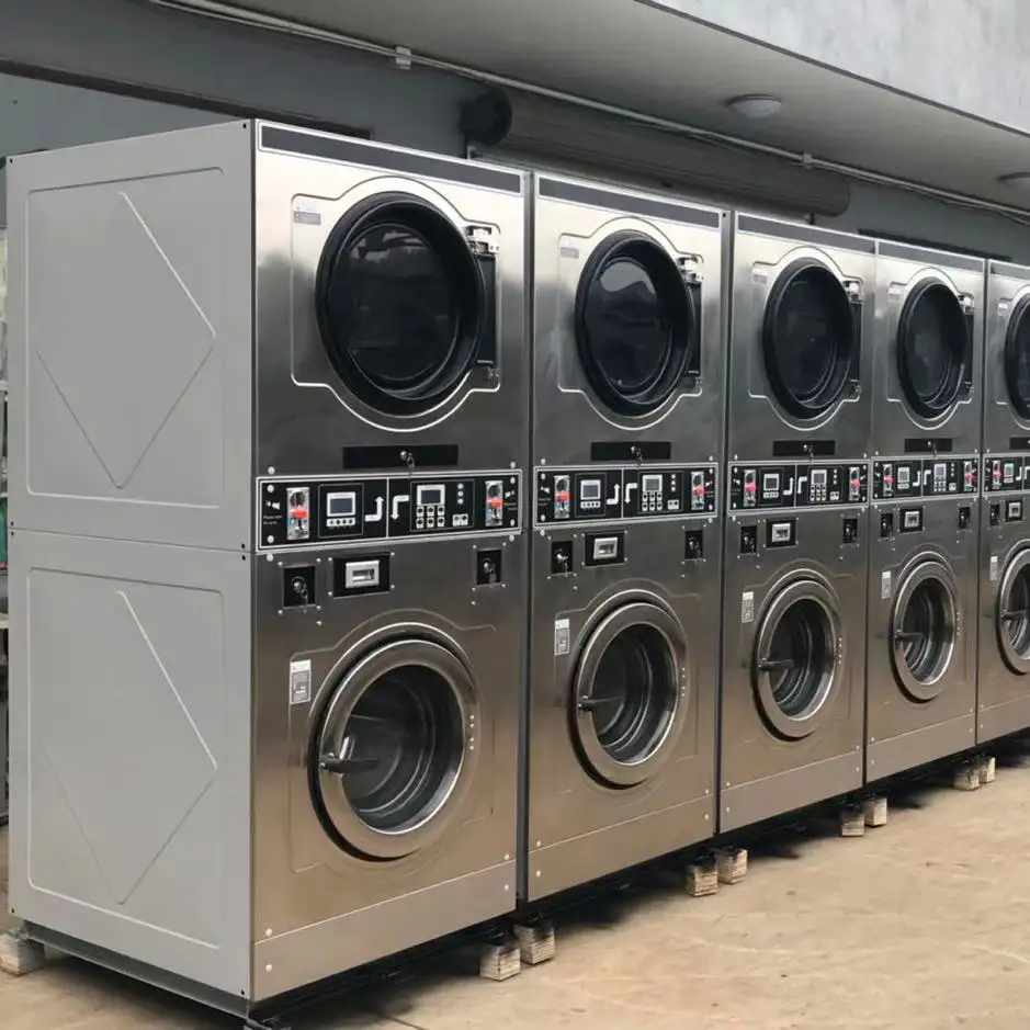 Ethiopia 10KG to 20KG Commercial Laundry Washing Machine and Dryers