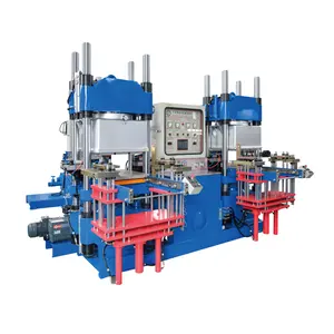 Máquina de moldeo de prensa al vacío/Máquina de moldeo por compresión al vacío para hacer productos de caucho de silicona/Vulcanizador al vacío