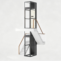 Ascenseur domestique à traction 4 étages 400 kg pour petit duplex ou loft intérieur |   Certifié CE, livraison rapide en 30 jours