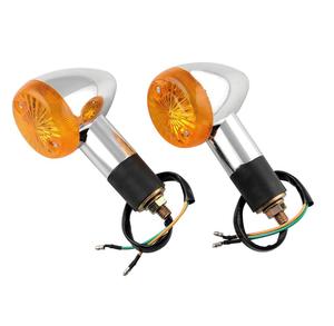 2Pcs Bullet Motorcycle Front Rear Turn Signal Light Indicators Blinkers - View #9