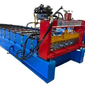 Online Technical Support Good quality trapezoidal Steel roof panel Sheet roll forming machine