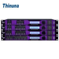 Thinuna DAP-0206 Professional 2-In 6-Out Digital Audio Processor 96kHz 32-Bit DSP Speaker Management System with Matrix Routing