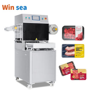 Máquina de sellado de nitrógeno de flujo de aire Vertical, máquina de embalaje para alimentos, pescado, <span class=keywords><strong>delicatessen</strong></span>, 2 unidades - Product Image 1