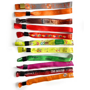 Pulseras de fiesta de Festival Pulsera de poliéster de tela impresa por sublimación personalizada para boleto de <span class=keywords><strong>entrada</strong></span> de evento - Product Image 4